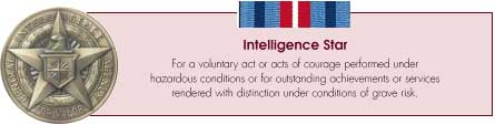 Intelligence Star, medal