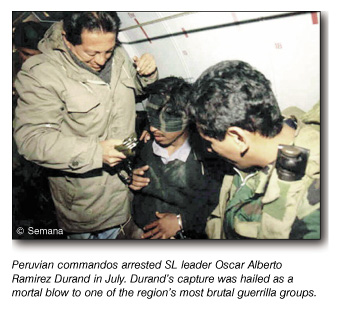 Peruvian commandos arrest SL leader Oscar Alberto Ramirez Durand