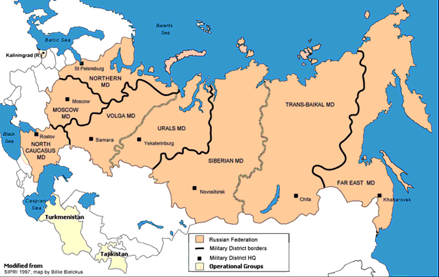 Russian Military Districts